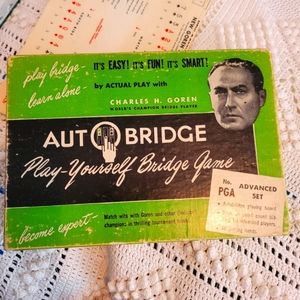 Vintage Goren auto bridge game